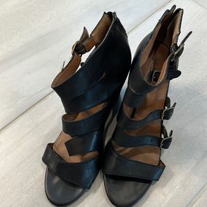 Lucky brand straps wedges
